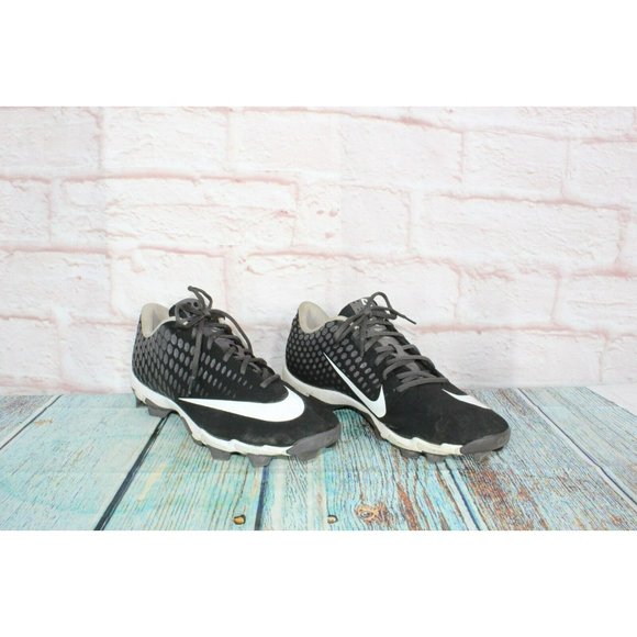 Nike Ultrafly 2  Black Nylon Lace up Soccer Cleats Sneakers Shoes Size 12 - Picture 3 of 9